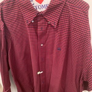Brooks Brothers Red and Black Plaid Shirt